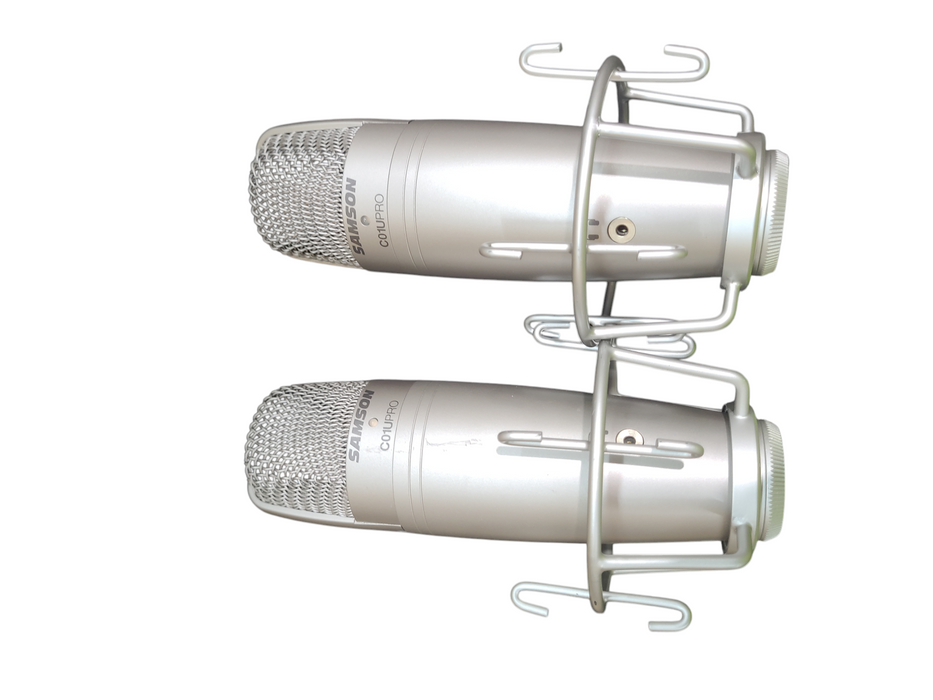 Lot 2x Samson C01U Pro USB studio condenser microphone