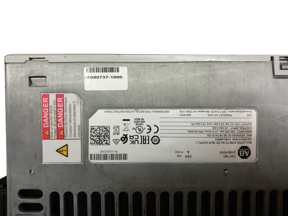 Allen Bradley 2198-P070 A Kinetix 5700 DC Buss Servo Power Supply