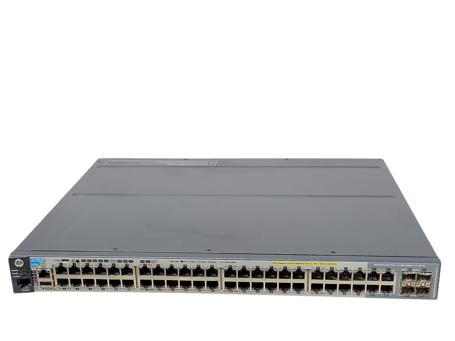 HP 2920-48G-PoE+ J9729A 48-Port Managed Gigabit Switch w/ J9733A Stacking mod _