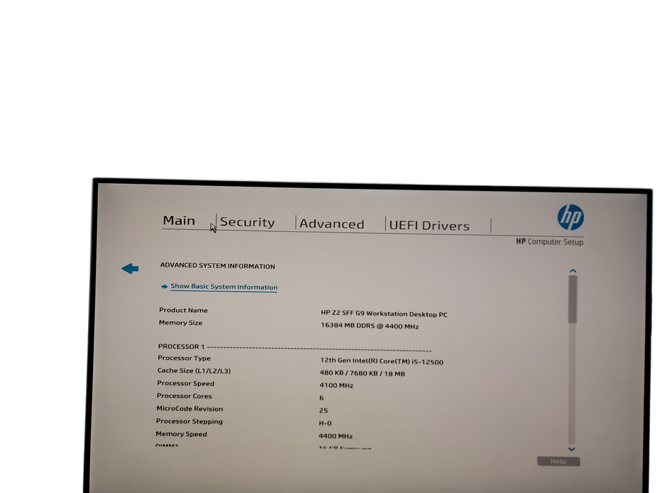 HP Z2 SFF G9 Workstation 12th Gen i5 - 12500 16GB DDR5 Ram Qθ