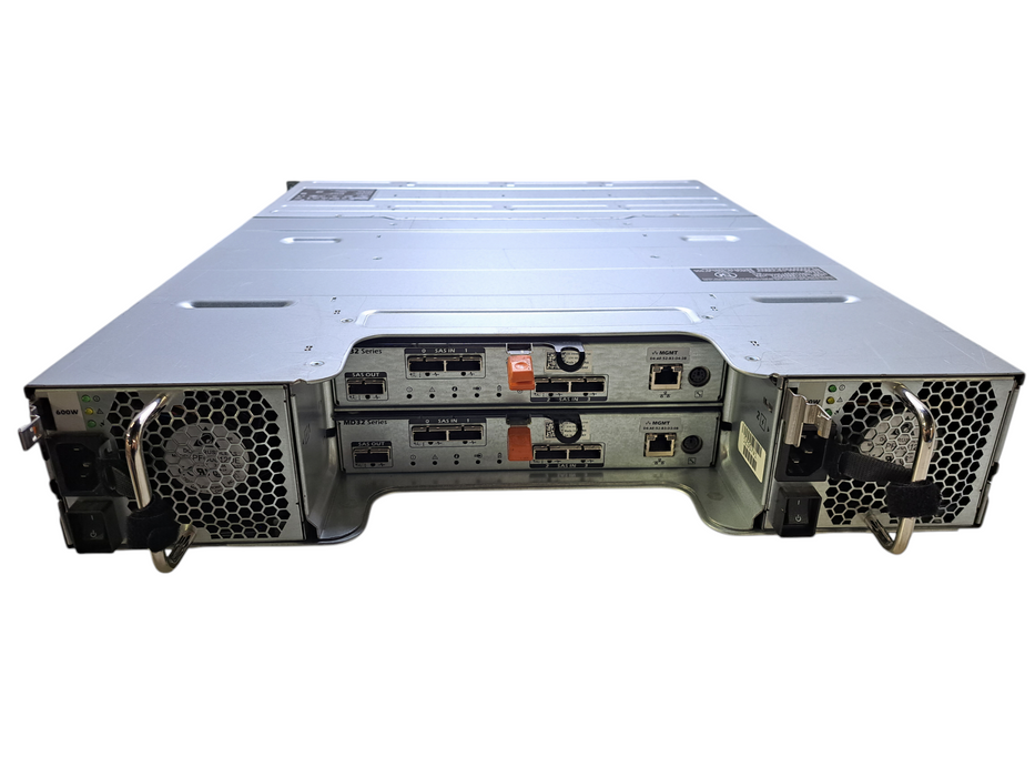 Dell PowerVault MD3200 24x2.5" Storage Array w/ 2x MD32, 2x 600W PSU