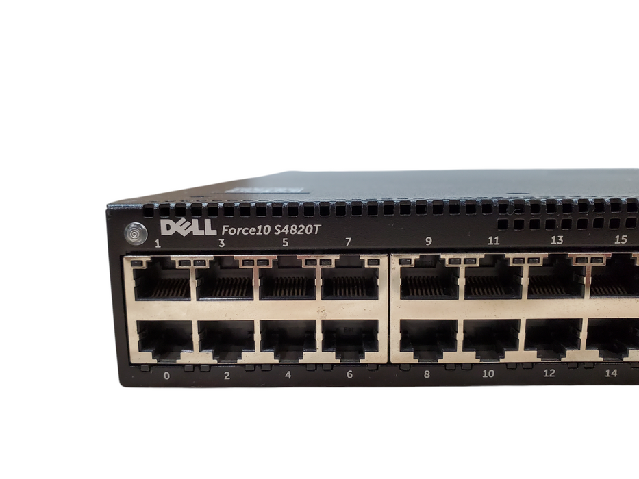 Dell Force10 S4820T 48-Port 10G-RJ45 4xQSFP 40G-QSFP Switch, 1x PSU