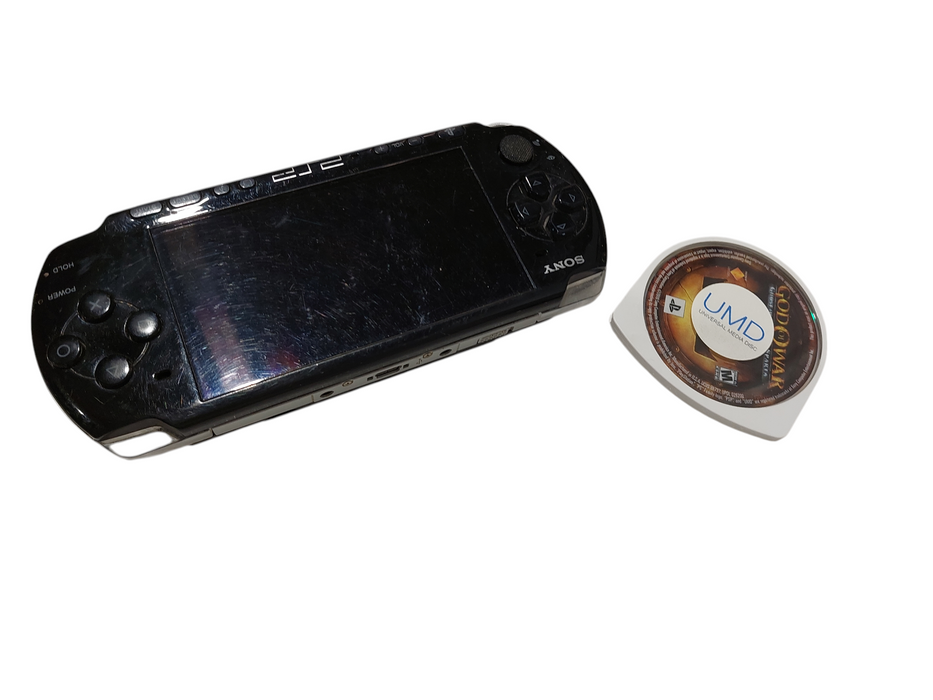 Sony PSP Model: PSP-300 No Battery & Game GOD OF WAR Ghost of Sparta  =