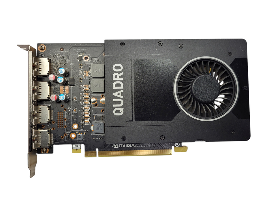 NVIDIA Quadro P2200 5GB Graphics Card - 4x Display Port READ $