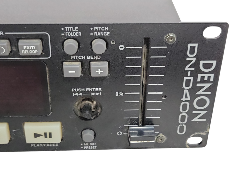 Denon DN-D4000 MP3 Dual CD Player DJ with controller, READ _