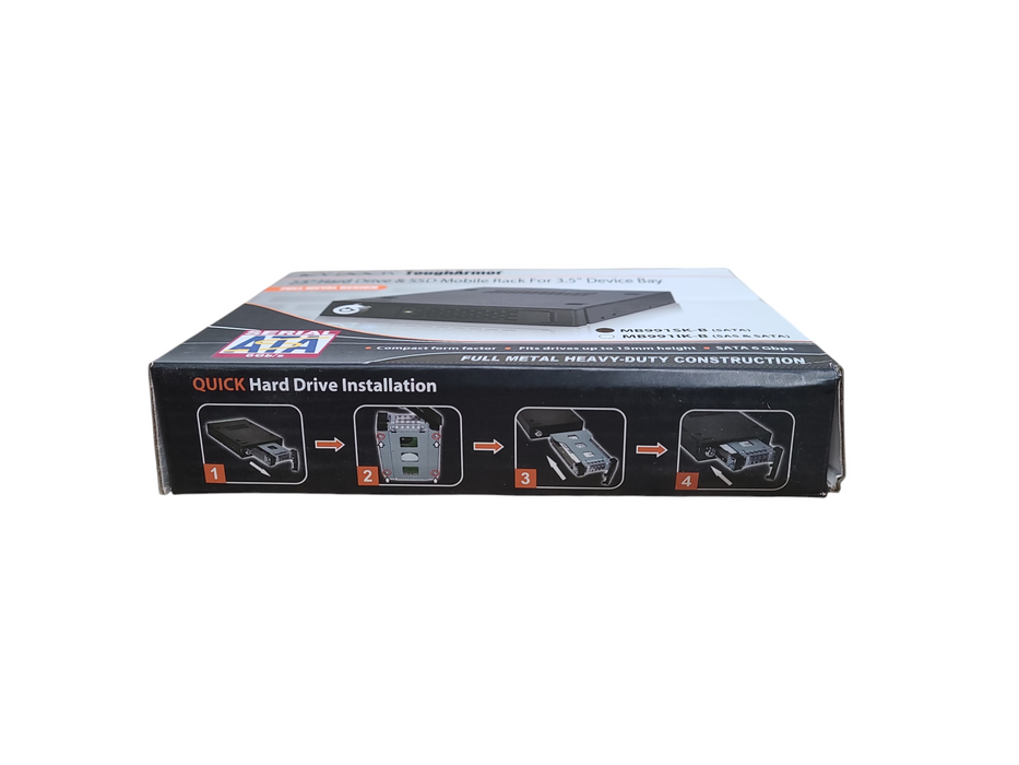 ICY DOCK ToughArmor 2.5" HDD and SSD Mobile Rack for 3.5" Bay (MB991SK-B)