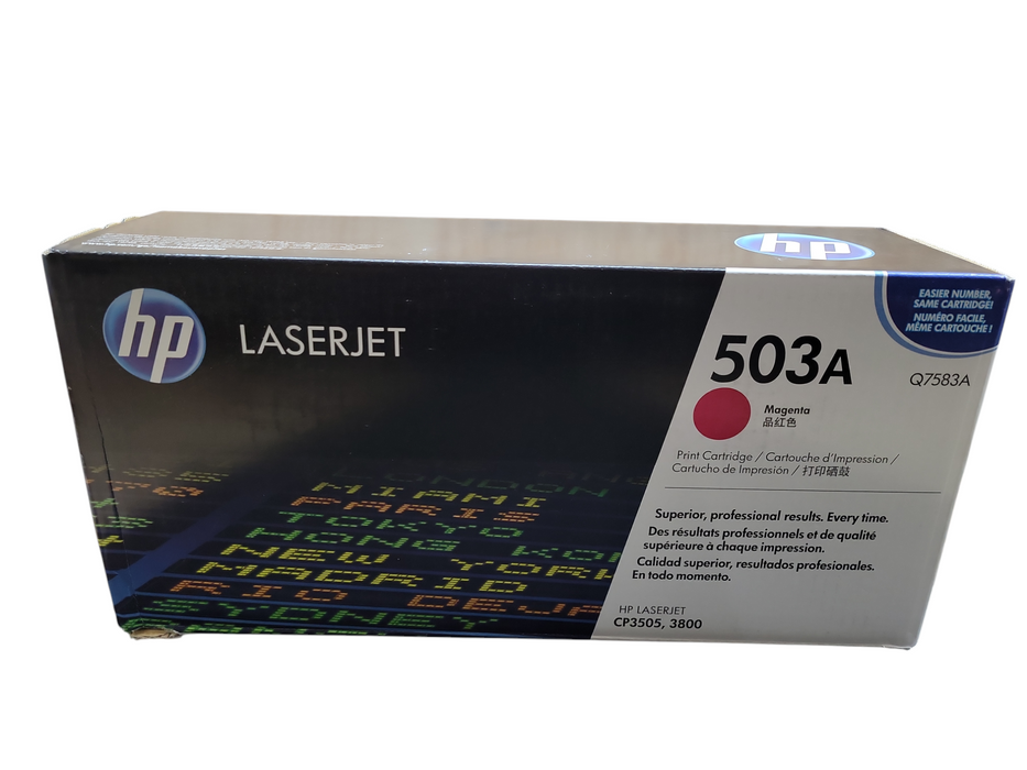Genuine HP 503A Magenta Toner Cartridge Q7583A !