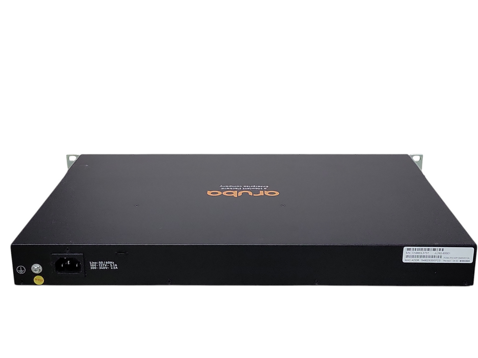 Aruba 2930F JL262A 48-port Gigabit PoE+ 370w 4x SFP Network Switch w/ Ears _