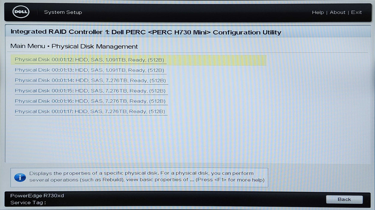 Dell PE R730xd, Xeon E5-2620v3, 64GB DDR4, H730Mini, 2x 1.2TB & 4x8TB SAS