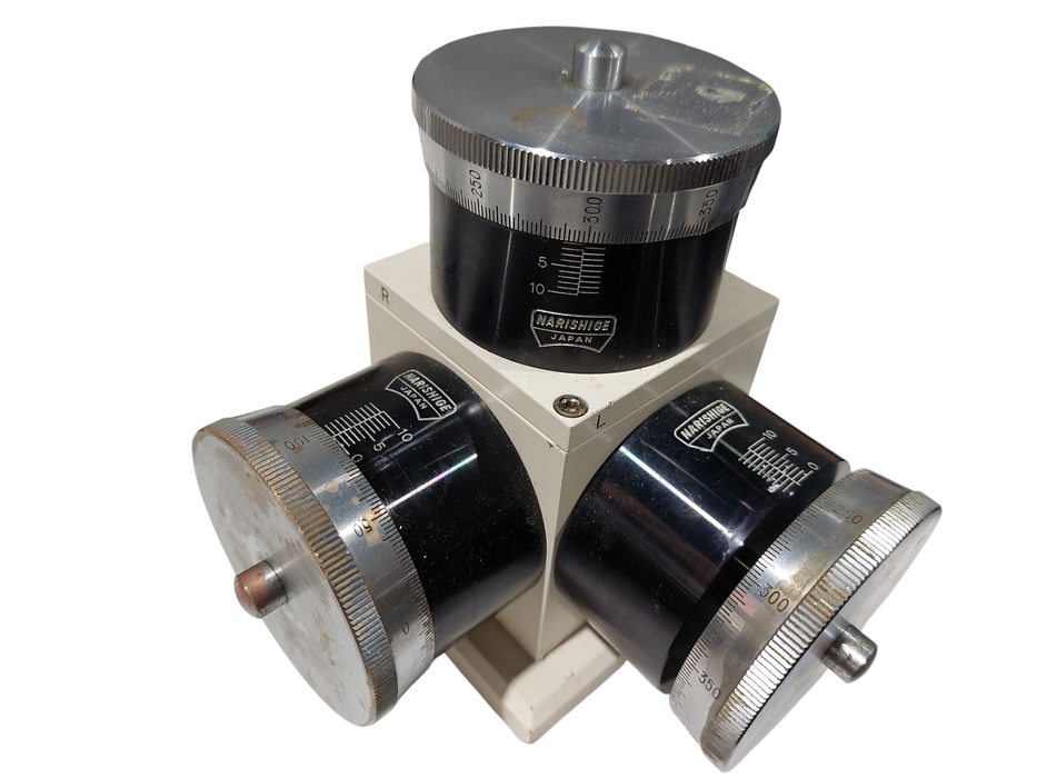 Narishige Bundle of 2 Micro Manipulators Model: MMW-23 & Model: MO-103 =