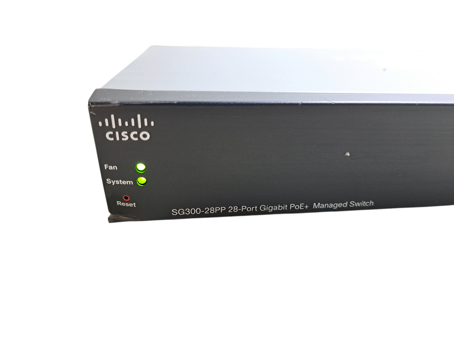 Cisco SG300-28PP-K9 V04 | 28-Port Gigabit PoE+ Managed Switch w/ 2x SFP