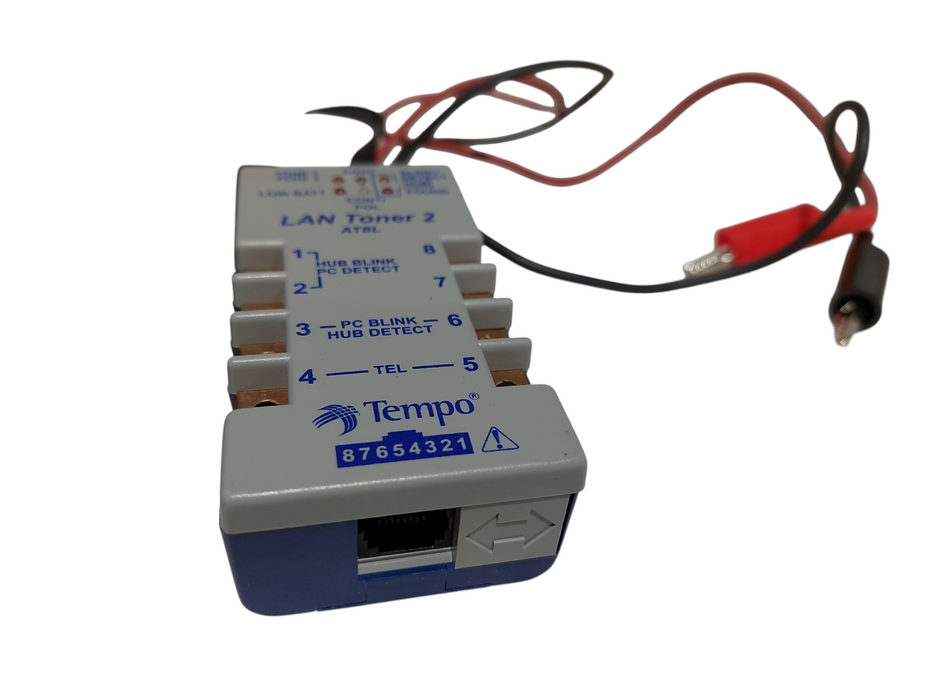 Tempo LAN Toner 2   AT8L & Tempo 200GX Inductive Amplifier Test Set =