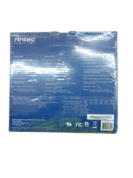 Antec Basiq BP 350 Watt Power Supply ATX12V