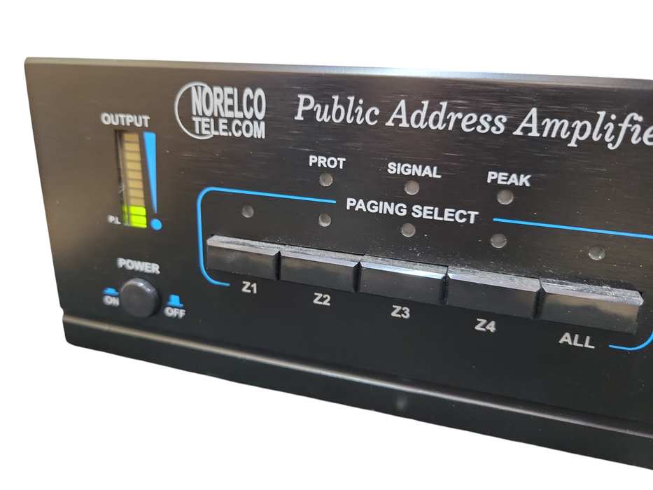 NORELCO TPA240 70-VOLT 120 WATT TELEPHONE AMPLIFIER READ !