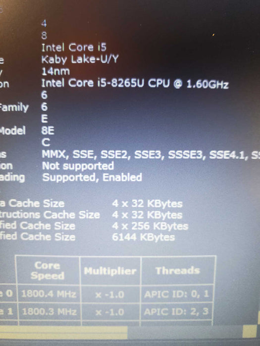 Dell Latitude 3500 i5-8265U 16GB RAM 256GB nVME  Lap200