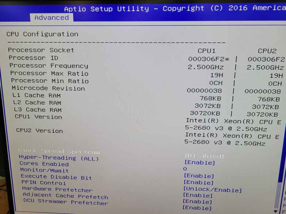 Supermicro X10DRU-i+ (119U-7) - 2x Xeon E5-2680 v3 32GB DDR4 2x750W PSU Q%