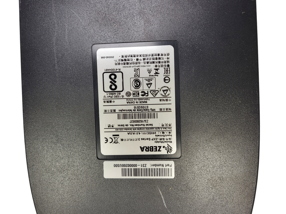 Zebra ZXP Series 3 ID Card Printer Color Z32-00000200US00 No AC $