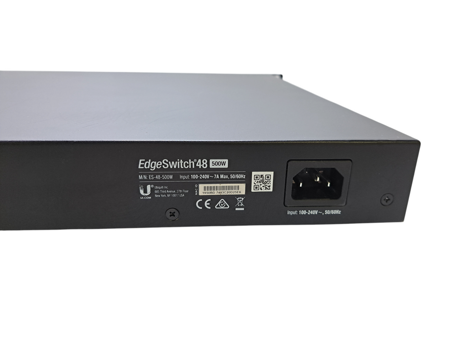 Ubiquiti EdgeSwitch ES-48-500W | 48-Port Gigabit PoE 500W Switch *READ* )