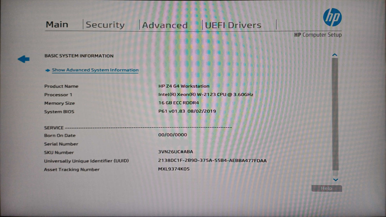 HP Z4 G4 WS, Xeon W-2123 3.60GHz, 16GB DDR4, 2x 512GB NVMe, K2000