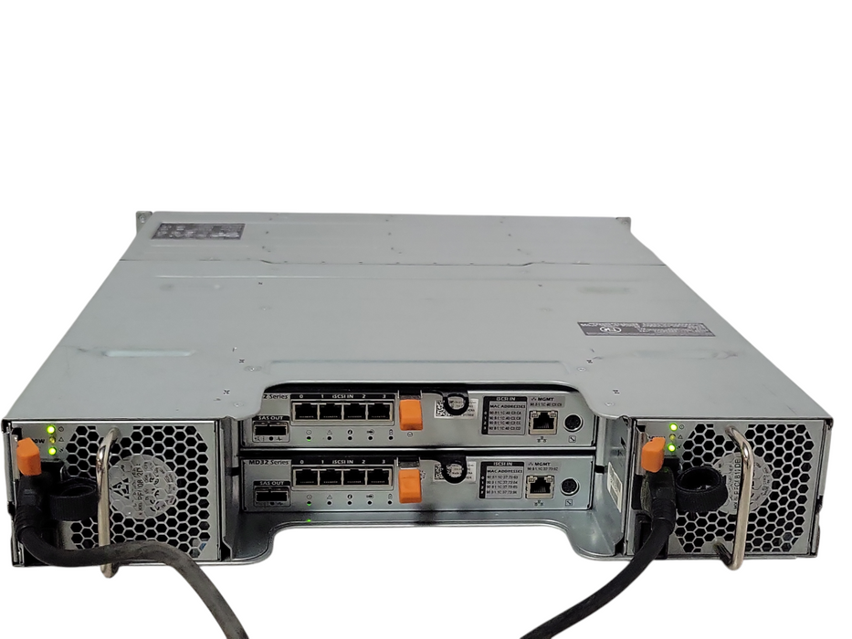 Dell MD3200i 12x 3.5" Bay drive Array, 2x MD32 Series controllers, 2x PSU _