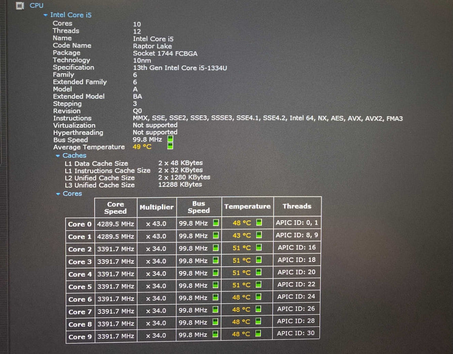 HP ProBook 450 15.6 inch G10 Core i5-1334U@1.30GHz 16GB RAM 256GGB SSD  Lap200