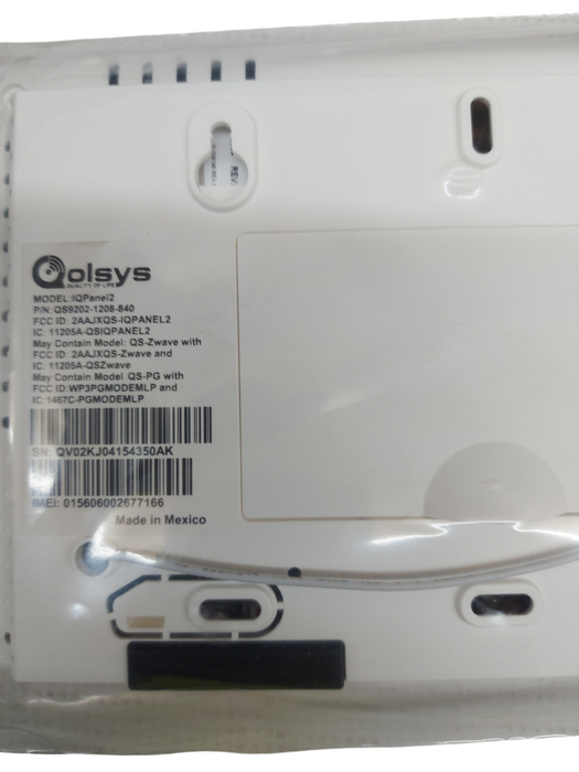 Qolsys IQ Panel 2+ Plus Smart Home Control Panel Model - IQPanel12