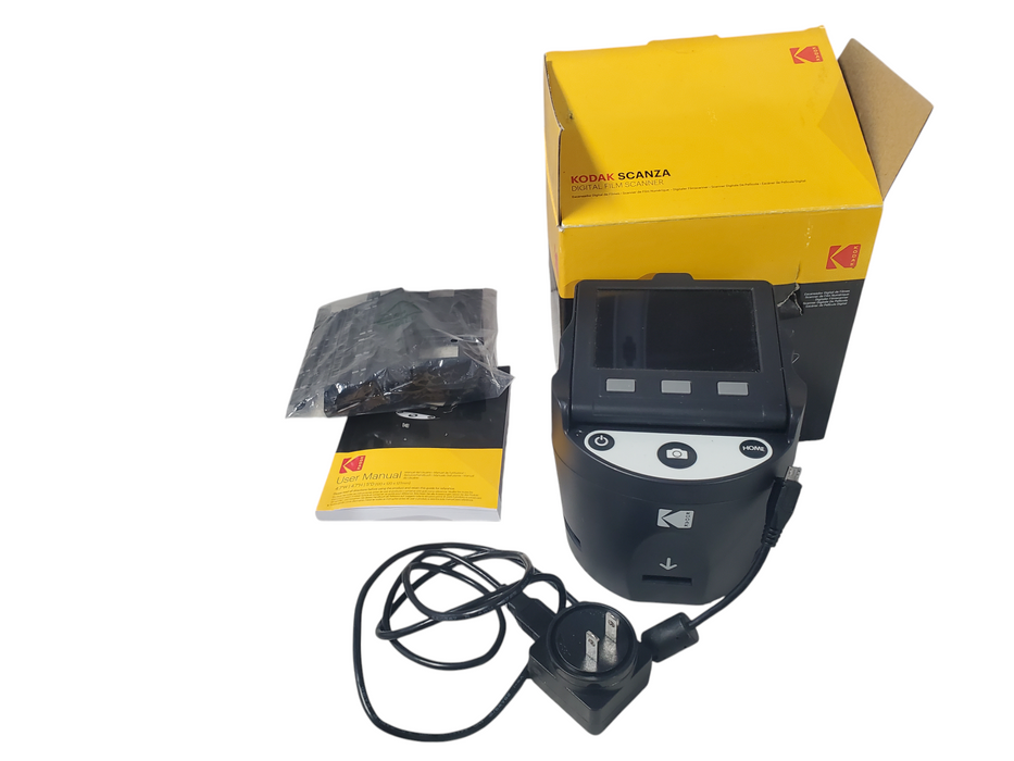 Kodak Scanza Digital Film & Slide Scanner Complete With Box, Cords, Manual