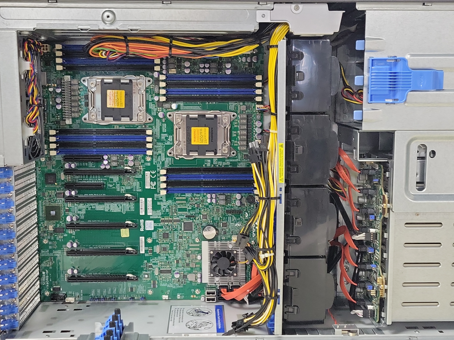 Supermicro SuperChassis CSE-747 w/ X9DRG-QF Motherboard, 2x PSU, SEE _