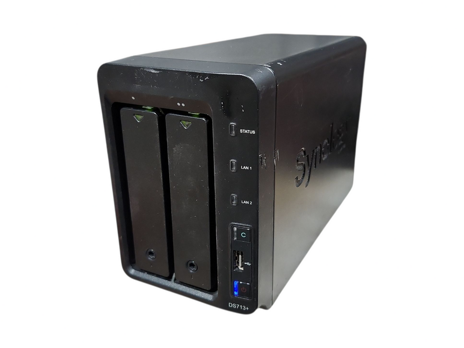 Synology DS713+ 2-Bay NAS Storage w/ 2x 1TB HDD, No Power Adapter