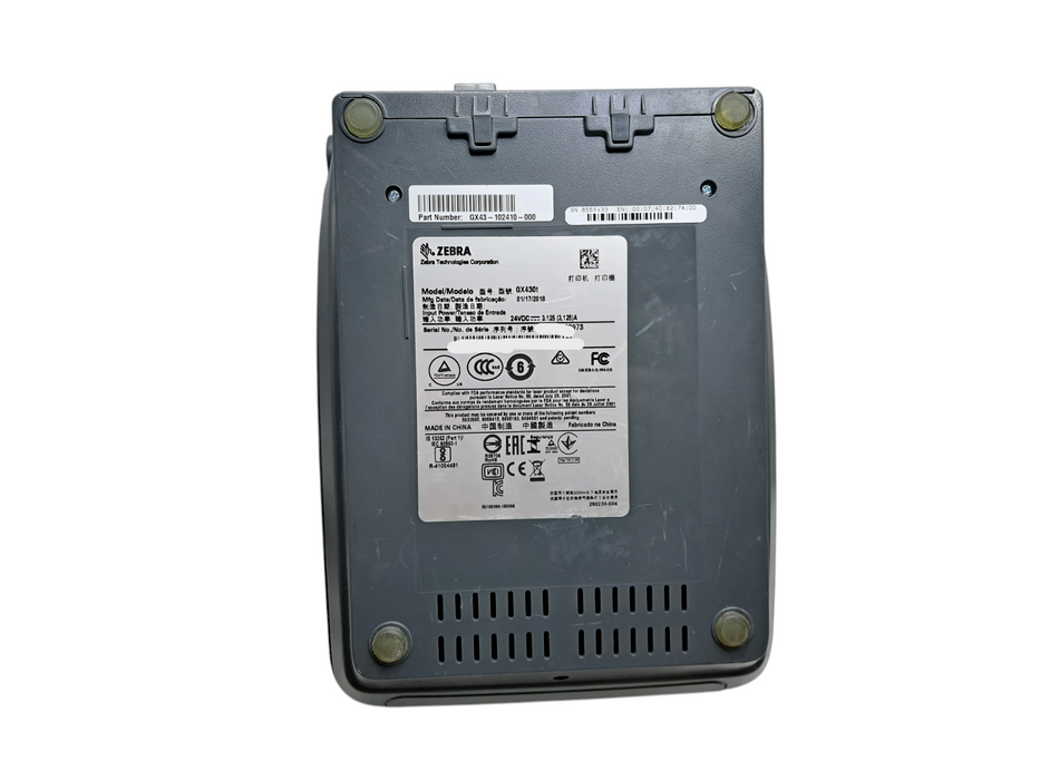 Zebra GX430T Thermal Transfer label Printer | GX43-102410-000