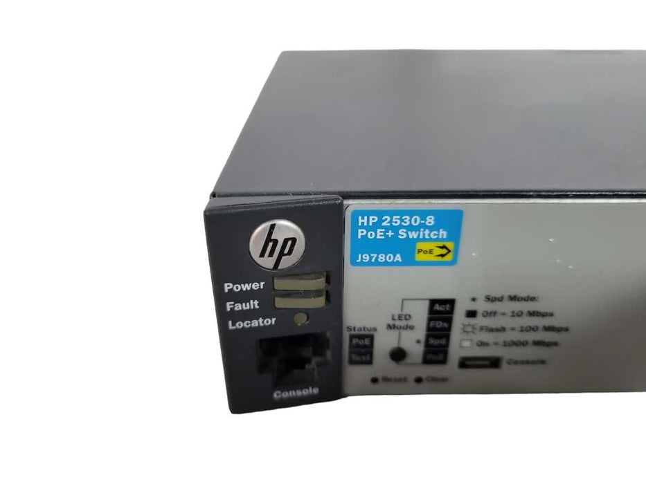 HP  2530 8 PoE+ Ethernet Switch (J9780A) !