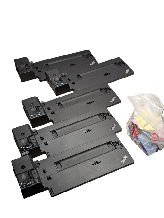 Lot of 5x Lenovo ThinkPad Ultra Docking Station Type 40AJ Please READ  -