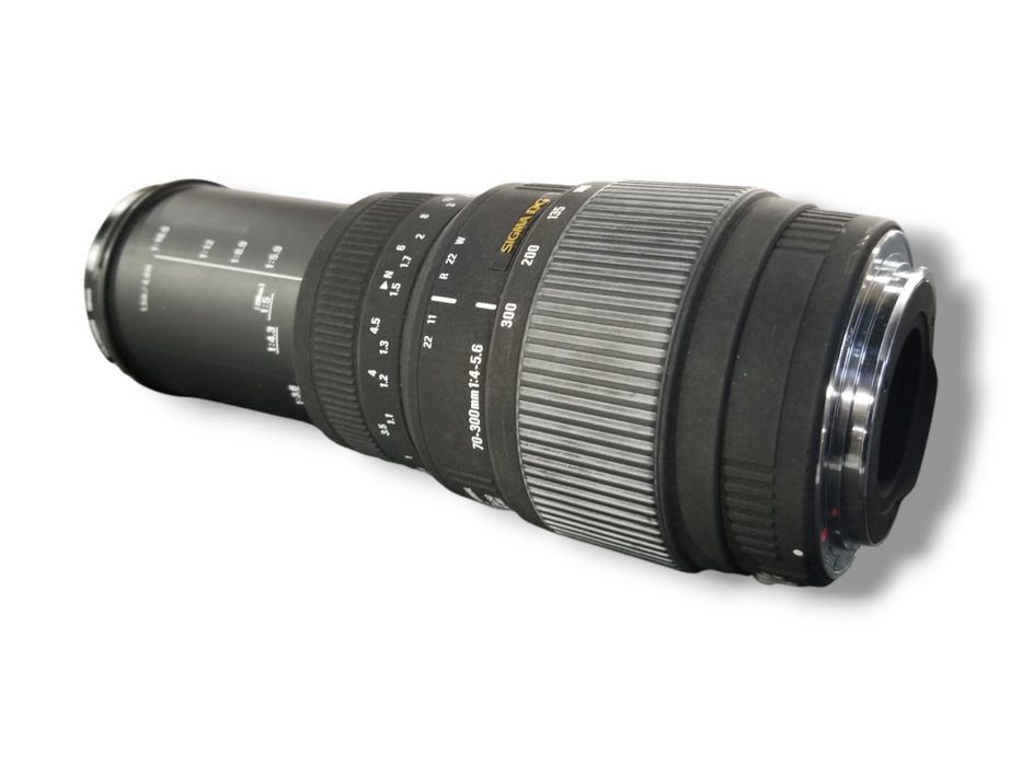Sigma DG 70-300mm 1:4-5.6 Macro Zoom Lens, Mount AF/M Normal