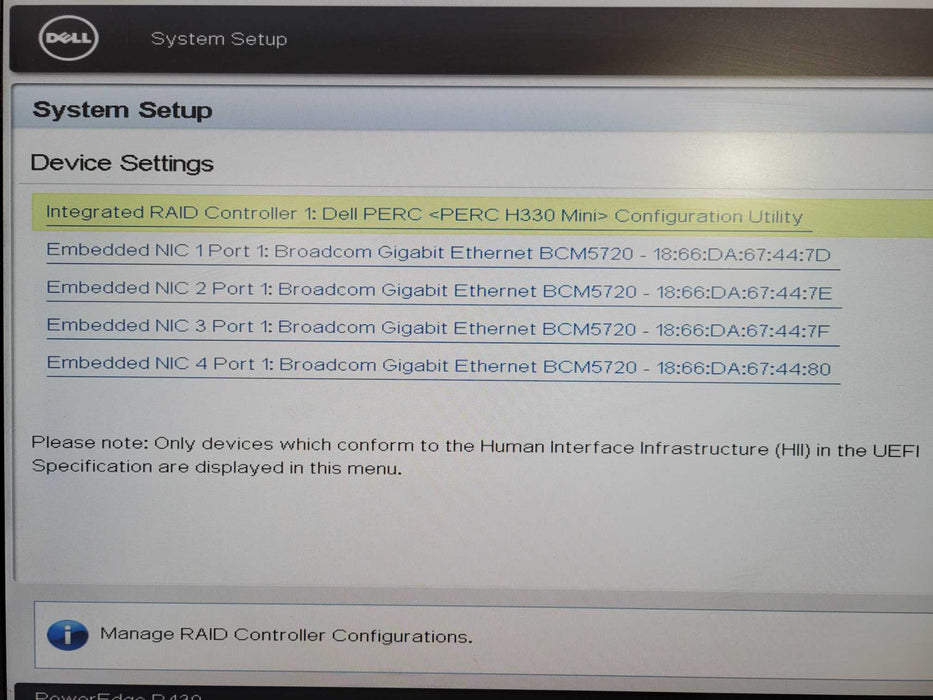Dell R430 1U 4x 3.5"| Xeon E5-2603 v4 @1.70GHz, 32GB DDR4, H330 Mini  !