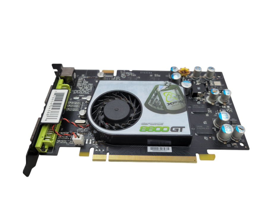 Lot of 2x - XFX NVIDIA GeForce 8600GT 256MB PCIE (READ) %