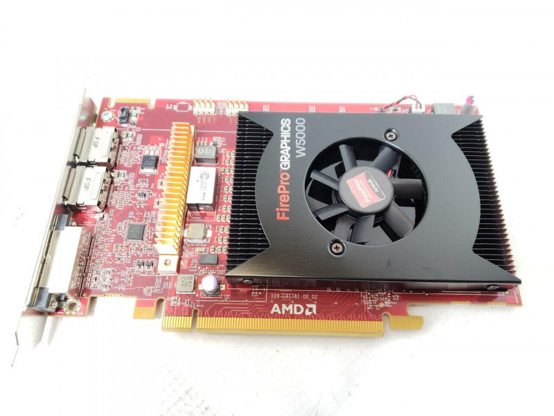 AMD FirePro W5000 2GB GDDR5 DUAL Display and 1x DVI GRAPHICS CARD_