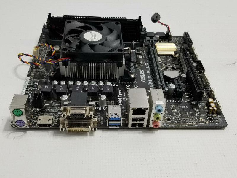 ASUS A68HM-PLUS Socket FM2+ w/ AMD A8-7600 @ 3.10Ghz w/ 12GB DDR3