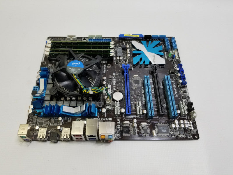 ASUS P7P55D-E w/ intel i5 CPU 760@2.8GHz, 8GB RAM