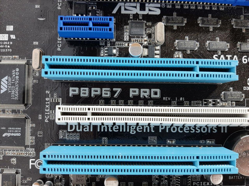 ASUS P8P67 Pro Motherboard & ASUS Z87-K Socket LGA1150, *READ AS-IS~