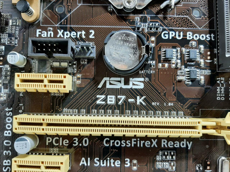 ASUS P8P67 Pro Motherboard & ASUS Z87-K Socket LGA1150, *READ AS-IS~