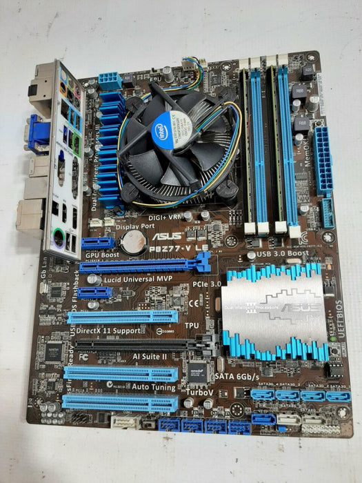 ASUS P8Z77-V LE PLUS LGA 1155/Socket H2 I5-3470 3.2GHZ/4GB TESTED & Working~