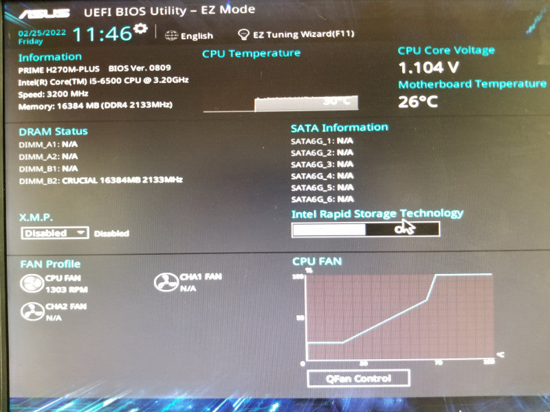 Asus Prime H270M-PLUS mATX Motherboard w/ Intel Core i5-6500@3.20GHz 16GB RAM