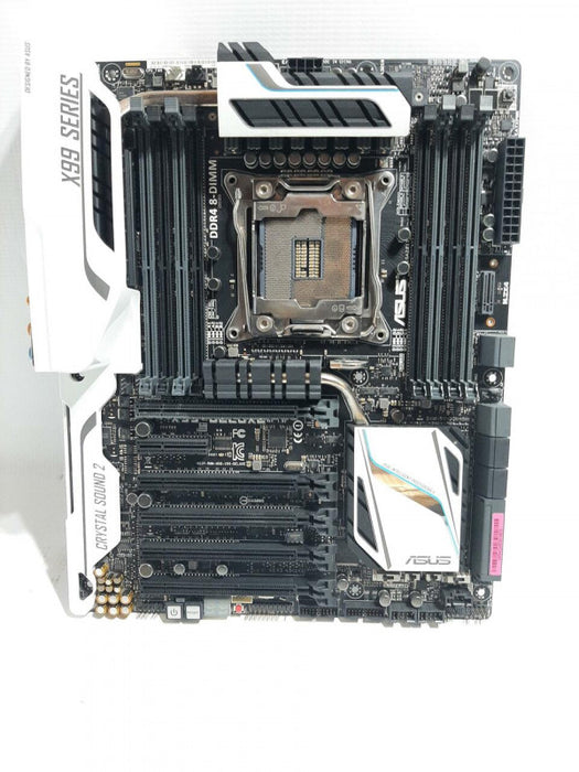 ASUS X99-DELUXE INTEL X99 SATA LGA2011-V3 ATX M.2 MOTHERBOARD AS-IS~