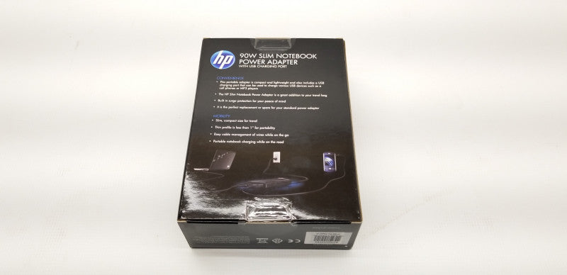 Brand New Factory Sealed HP 90W Slim Notebook Power Adapter with USB Charging Port