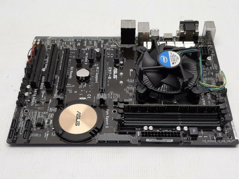 Combo ASUS Z97-E Motherboard w/ i7-4790 @ 3.6GHz 8GB RAM - SEE NOTES+