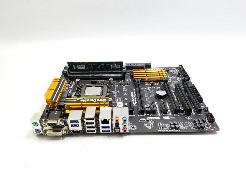 Gigabyte GA-Z97X-UD3H Motherboard w/ i5-4460@3.2GHz, 4GB RAM, No CPU FAN
