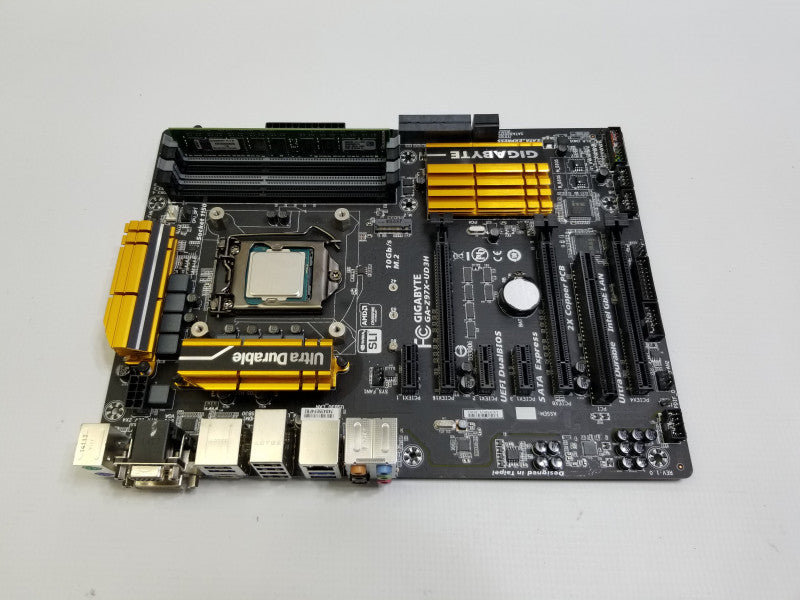 Gigabyte GA-Z97X-UD3H Motherboard w/ i5-4460@3.2GHz, 4GB RAM, No CPU FAN