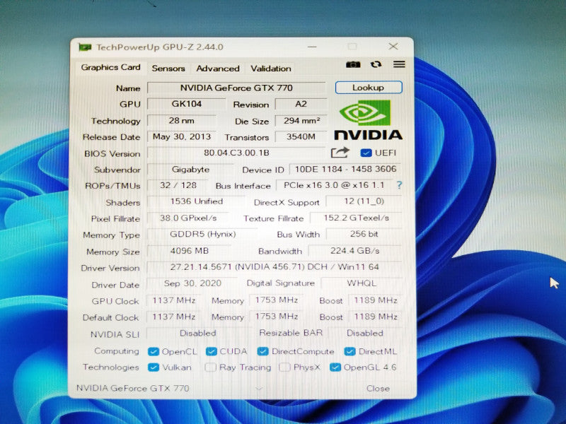 Gigabyte Nvidia Geforce Gtx 770 4G GDDR5 Windforce