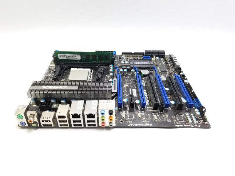 MSI 790FX-GD70 Motherboard Desktop Motherboard w/ AMD Phenom II X4 955 Processor, 4GB RAM, No CPU FAN