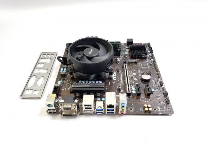 MSI B350M PRO-VDH Motherboard mATX w/ AMD Ryzen 3 1300X, 8GB RAM